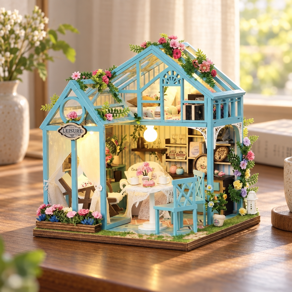 Knowme Floral Reverie DIY Miniature House Kit (K1082)