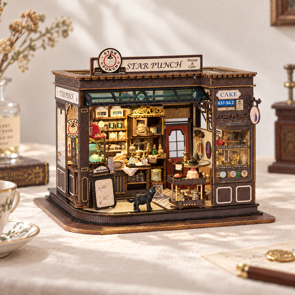 Knowme Magic Cafe DIY Miniature House Kit (K1083)