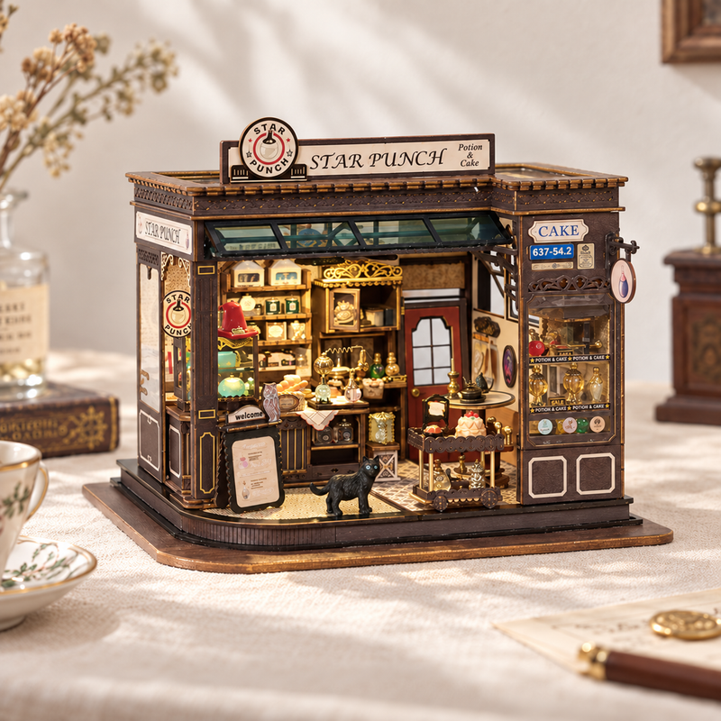 Knowme Magic Cafe DIY Miniature House Kit (K1083)