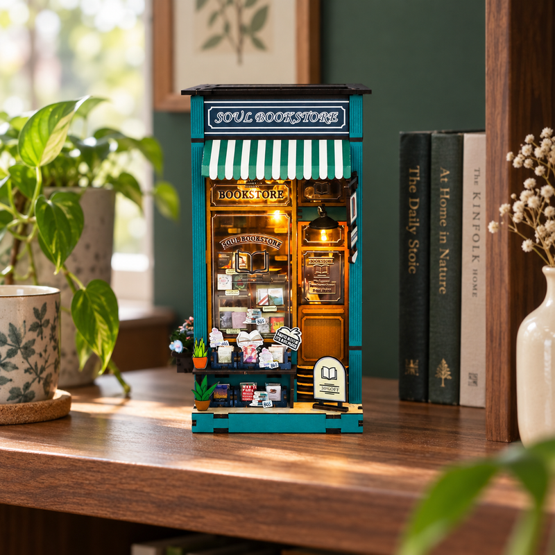 The Corner Bookshop DIY Book Nook Kit