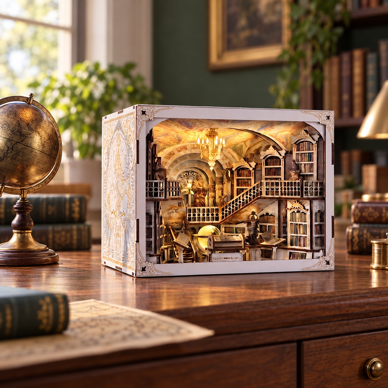 The Grand Classical Library DIY Miniature Library Kit