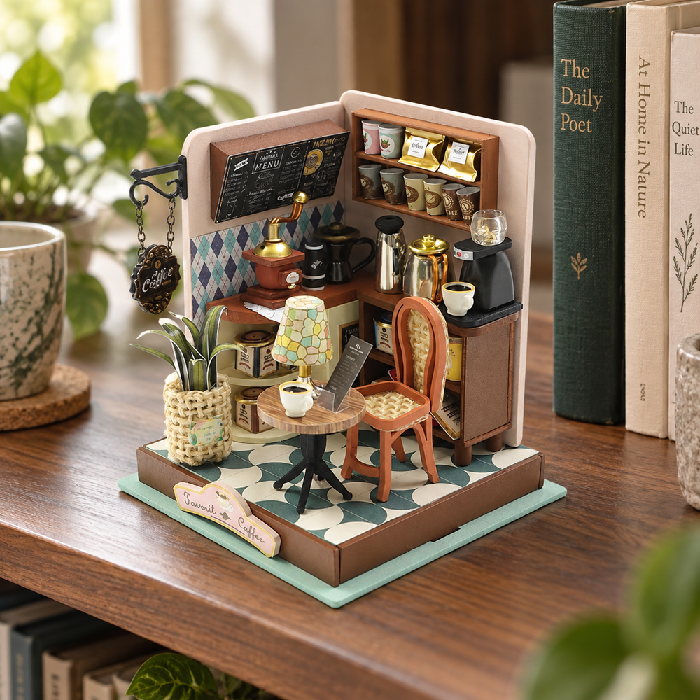 The Little Coffee Corner DIY Miniature Room Kit