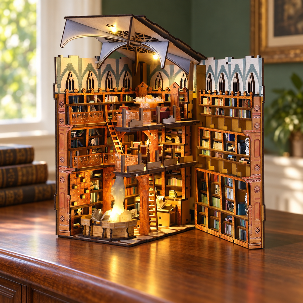 The Public Reading Hall DIY Miniature Library Kit