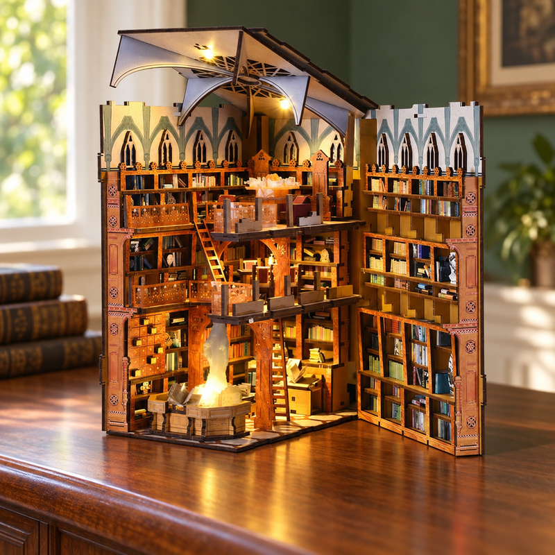The Public Reading Hall DIY Miniature Library Kit